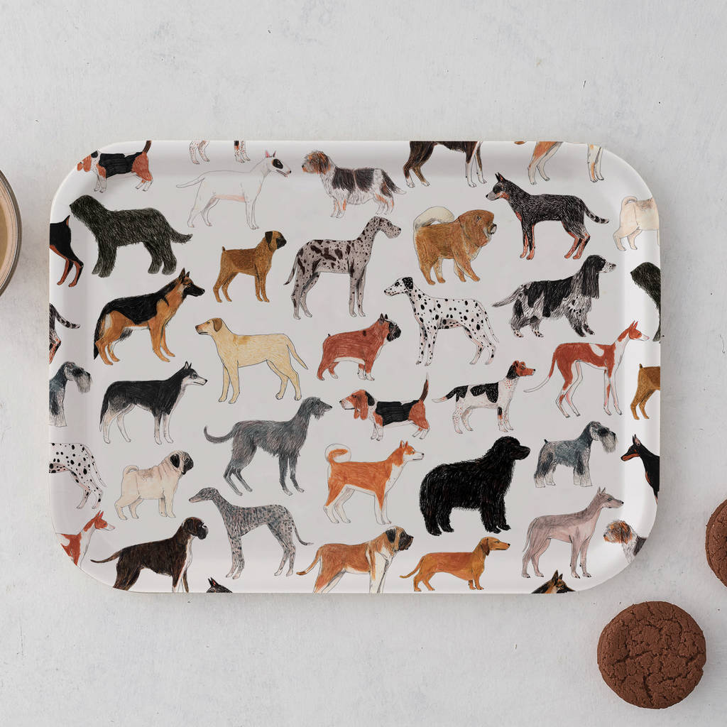 Dogs Breakfast Tray By James Barker