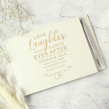 Happily Ever After Wedding Guest Book, 2 of 5