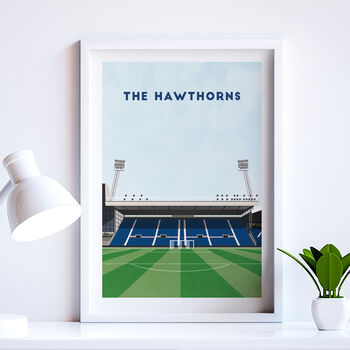 Contemporary Football Stadium Print Gift, Framed Or Unframed, 11 of 12