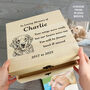 Personalised Dog Breed Memorial Large Keepsake Box, thumbnail 1 of 6