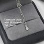 Genuine Lapis Lazuli Pear Necklace In Sterling Silver, thumbnail 2 of 12