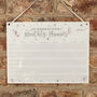 Personalised A3 Wipe Clean Acrylic Monthly Wall Planner, thumbnail 3 of 3