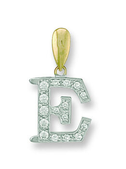 Delicate Monogram 9 K Solid Gold Pendant, 6 of 12
