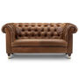 Chesterfield Leather Or Tweed Sofa Two Or Three Seater, thumbnail 1 of 5