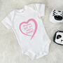 Personalised Proposal In A Heart Babygrow, thumbnail 7 of 9