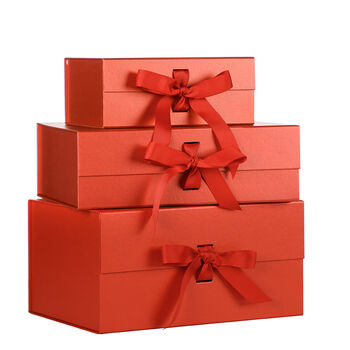 Personalised Luxury Red Gift Box Selection, 2 of 8