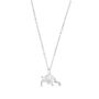 Sterling Silver Tortoise Necklace With Personalisation, thumbnail 2 of 9