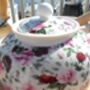Two Cup Teapot In Ditsy Summertime Chintz Design, thumbnail 4 of 8