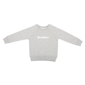 Grey Marl 'Brother' Sweatshirt, 2 of 2