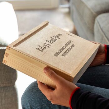 Personalised First Year Photo Box New Baby Gift, 4 of 4