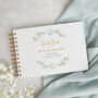 Spring Flowers Wedding Guest Book, thumbnail 1 of 5