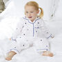 Personalised Mum And Child Navy Star Pyjama Set, thumbnail 9 of 11