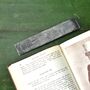 11th Anniversary Gift, Raw Steel Forged Scroll Bookmark, thumbnail 6 of 11