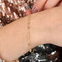 Gold Plated Or Sterling Silver Sparkle Star Bracelet, thumbnail 2 of 4