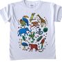 Colour In Childrens Love T Shirt, thumbnail 7 of 10