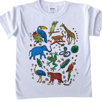 Colour In Childrens Love T Shirt, 7 of 10