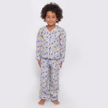Button Up Pyjamas In Organic Cotton, 12 of 12