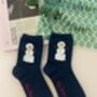 Three Pack Of Christmas Bear And Snowman Socks In Box, thumbnail 3 of 5