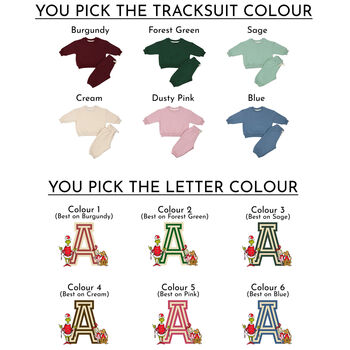 Grinch Varsity Letter Personalised Baggy Tracksuit, 3 of 3