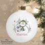 Personalised The Snowman And The Snowdog Bauble, thumbnail 1 of 3