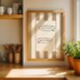 Biscuit? Go On Then Tea Time Themed Art Print, thumbnail 3 of 6