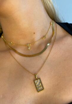 Gold Snake Necklace, 2 of 4