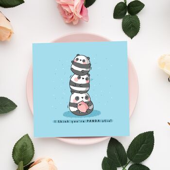 Cute Panda Greetings Card, 6 of 6