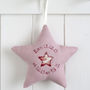 Personalised Embroidered Fabric Star Gift, thumbnail 2 of 12