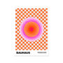 Bauhaus Monochrome Art Poster Target Checkerboard, thumbnail 2 of 2