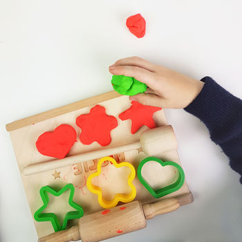 Personalised Wooden Children's Baking And Play Set, 6 of 8