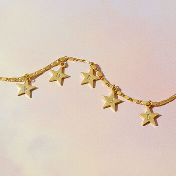 Personalised Starry Skies Initials Necklace, 3 of 8