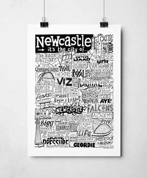 Newcastle Landmarks Print, 3 of 10