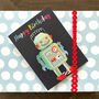 Mini Robot Birthday Card, thumbnail 1 of 3
