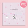 Pink A Little Boo Bracelet Halloween Gift, thumbnail 2 of 4