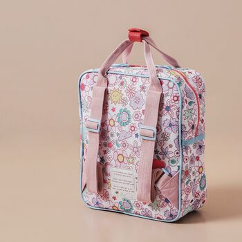 Just Bee Kids Retro Floral Backpack, 2 of 6