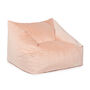 Bloom Pink Velvet Armchair Beanbag, thumbnail 1 of 1