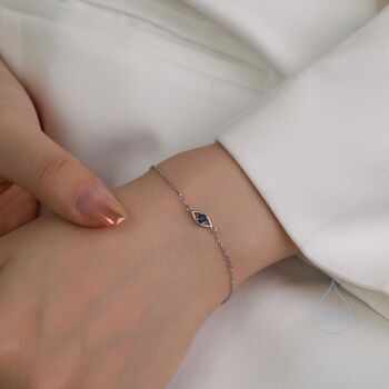 Evil Eye Bracelet In Sterling Silver, 6 of 11