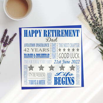 Personalised Retirement Card, 2 of 4