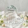 Personalised Wedding Date Acrylic Heart, thumbnail 2 of 5
