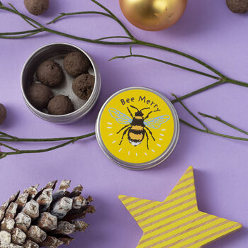 Christmas Bees Secret Santa Gifts: Bee Friendly Wildflower Seed Balls, 2 of 7