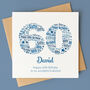 Personalised 60th Birthday Card For Him, thumbnail 1 of 5