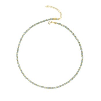 Handmade Rope Braided Sterling Silver Beaded Necklace, 12 of 12