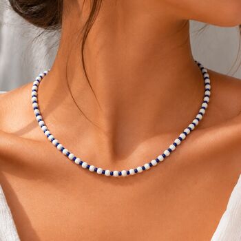 Evia Seed Bead Necklace, 2 of 7