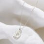 Serif Initial Letter Necklace, thumbnail 4 of 8