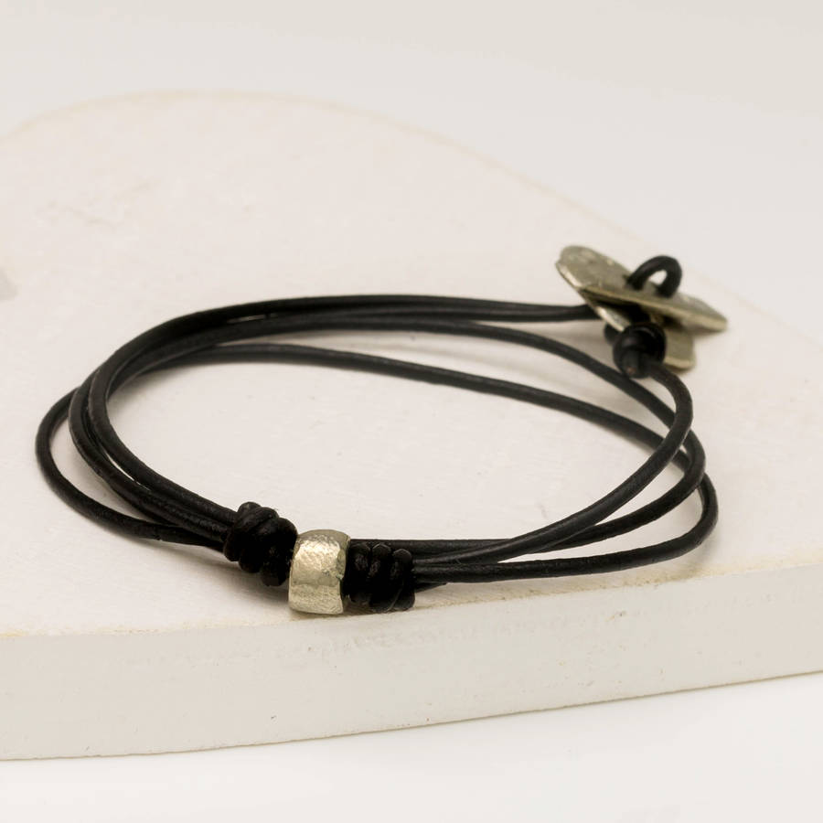 Personalised Clasp Leather Wrist Wrap Or Necklace By WORKSHOP one80 ...