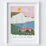 White Cliffs Of Dover, Kent Coast Landmark Travel Print, thumbnail 2 of 2