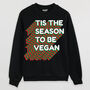 Tis The Season To Be Vegan Men's Christmas Jumper, thumbnail 2 of 3
