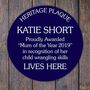 Personalised Handmade Heritage Blue Plaques, thumbnail 3 of 6