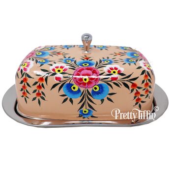 Hand Painted Butter Dish, 2 of 10