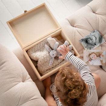 Personalised Baby Girl Keepsake Box / Memory Box, 7 of 8